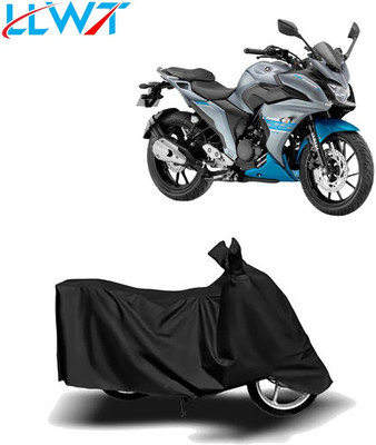 KPIND Waterproof Two Wheeler Cover for Yamaha(Fazer 25, Black)