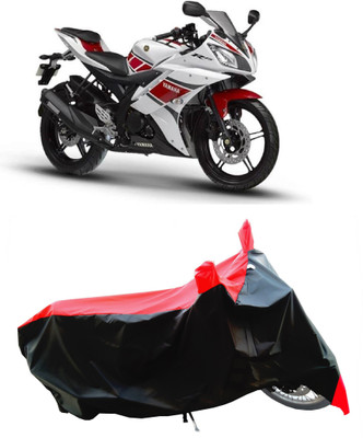Wegather Two Wheeler Cover for Yamaha(YZF-R15 V2, Red)