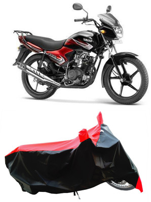 Wegather Two Wheeler Cover for Yamaha(YBR 110, Red)