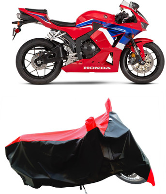 Wegather Two Wheeler Cover for Honda(CBR 600 RR, Red)