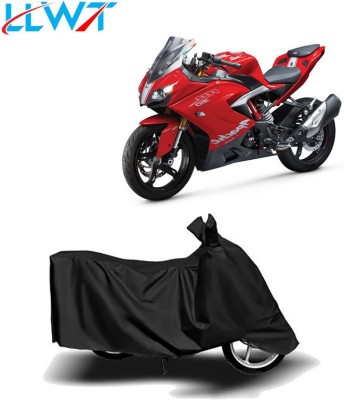 KPIND Waterproof Two Wheeler Cover for TVS(Apache RR 310, Black)