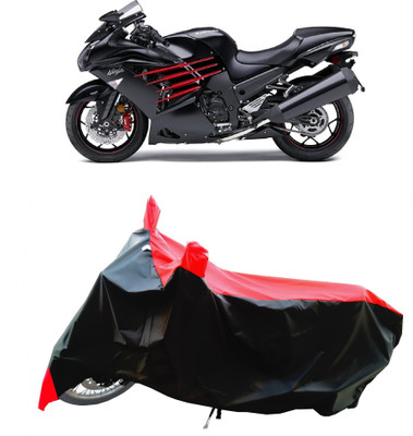 Wegather Two Wheeler Cover for Kawasaki(Ninja ZX-14R, Red)