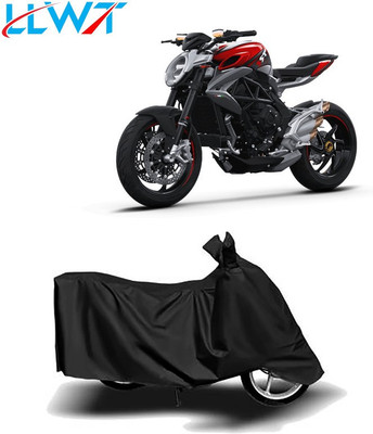 KPIND Waterproof Two Wheeler Cover for MV Agusta(Brutale, Black)