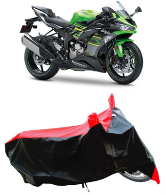 Wegather Two Wheeler Cover for Kawasaki(Ninja ZX-6R, Red)