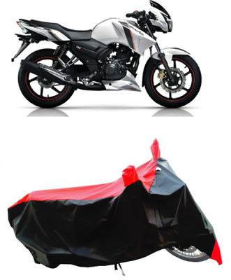 Wegather Two Wheeler Cover for TVS(Apache 150, Red)
