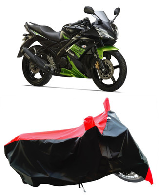 Wegather Two Wheeler Cover for Yamaha(R15S BS6, Red)