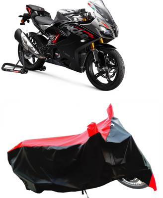 Wegather Two Wheeler Cover for TVS(Apache RTR 310, Red)