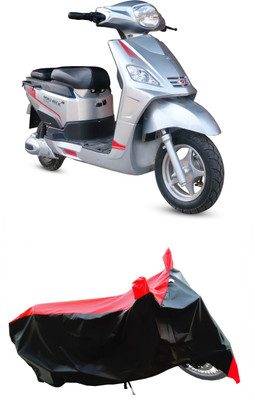 Wegather Two Wheeler Cover for Hero Electric(Electric NYX e5, Red)
