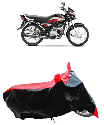 Wegather Two Wheeler Cover for Hero(HF Deluxe BS6, Red)