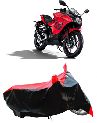 Wegather Two Wheeler Cover for Suzuki(Gixxer SF, Red)