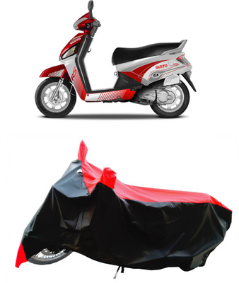Wegather Two Wheeler Cover for Mahindra(Gusto Electric, Red)