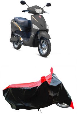 Wegather Two Wheeler Cover for Hero Electric(Electric Optima Li BS6, Red)