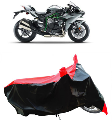 Wegather Two Wheeler Cover for Kawasaki(Ninja H2 BS6, Red)