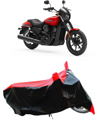 Wegather Two Wheeler Cover for Harley Davidson(Street 750, Red)