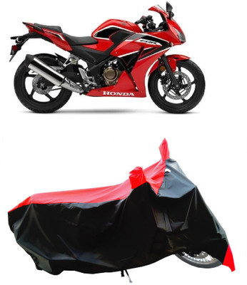 Wegather Two Wheeler Cover for Honda(CBR300R BS6, Red)