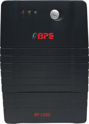 Best Power Equipments BPE Line Interactive UPS (Version 2.0) BP1200 230 V Line-interactive Tower Model UPS with Overload Protection 4 Outlet Plugs