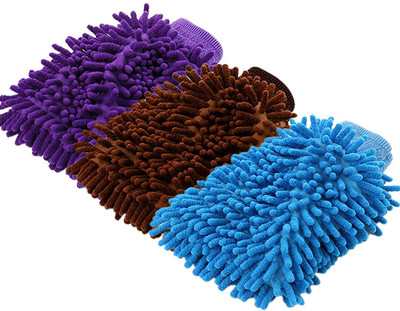 MOCKHE Microfiber Vehicle Washing  Cloth(Pack Of 3)