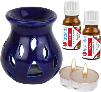 Luxantra Rose Diffuser Set LX-CerDiff_2TL_2RS_BLUE(5 x 4 ml)