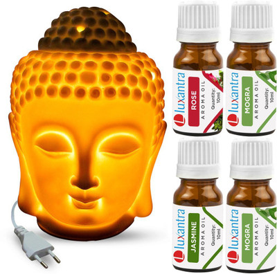 Luxantra Mogra, Rose, Jasmine Diffuser Set LX-RS-JAS-2MOG_ELEBUDDHA(5 x 8 ml)