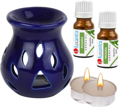 Luxantra Mogra Diffuser Set LX-CerDiff_2TL_2MOG_BLUE(5 x 4 ml)