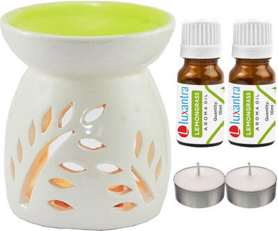Luxantra Lemongrass Diffuser Set LX-TOPGREENDIFF-2LG-2TL(5 x 4 ml)
