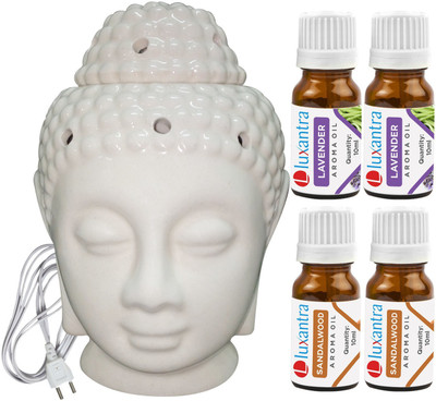 Luxantra Lavender, Sandalwood Diffuser Set LX-EBUDDHA130-2LV-2SW(5 x 8 ml)