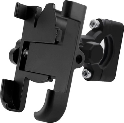 HI-TECH ACCESSORIES MOTORCYCLE PHONE HOLDER 360 ROTATABLE HANDLE BAR Bike Mobile Holder(Black)