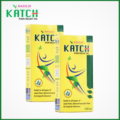 masolin KATCH AYURVEDIC BODY PAIN OIL 100ML FOR ARTHRITIS - PACK OF 2 Liquid(2 x 100 ml)