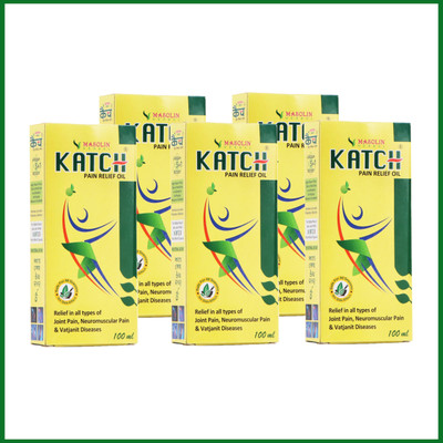 masolin KATCH AYURVEDIC JOINT PAIN MASSAGE OIL 100ML - PACK OF 5 Liquid(5 x 100 ml)