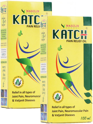 masolin KATCH AYURVEDIC BODY PAIN RELIEF OIL 100ML - PACK OF 2 Liquid(2 x 100 ml)