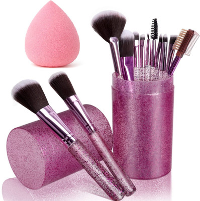 lakyou Glow Makeup Brush Sets - 12 Pcs Makeup Brushes Blender(Pack of 13)