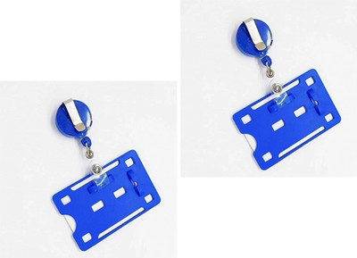 R K SALES 2 Card Holder(Set of 2, Blue)
