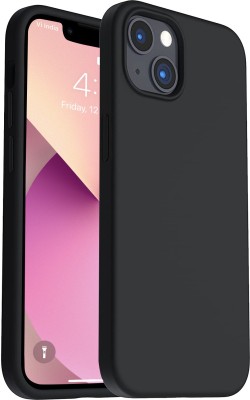 Enflamo Back Cover for Apple iPhone 13(Black, Grip Case, Silicon, Pack of: 1)