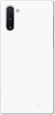 NDCOM Back Cover for Samsung Galaxy Note 10 Plain White Printed(Multicolor, Hard Case, Pack of: 1)