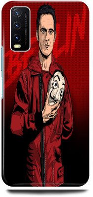 play fast Back Cover for Vivo Y12s, V2033 BERLIN, MONEY, HEIST, ACTOR(Red, Hard Case, Pack of: 1)