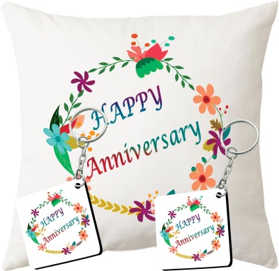 Bhawani Gift Creations Self Design Cushions & Pillows Cover(Pack of 2, 30.5 cm*30.5 cm, White)