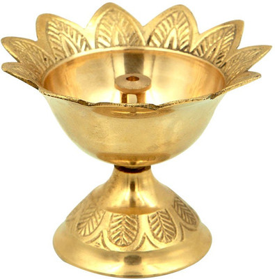Shubhkart Devdas Deep Brass Table Diya(Height: 3.5 inch)