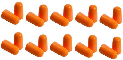 Saviour Uncorded Earplug-(Pack of 10) Ear Plug(Orange)