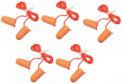 Saviour Corded Foam EarPlug - (pack of 5) Ear Plug(Orange)