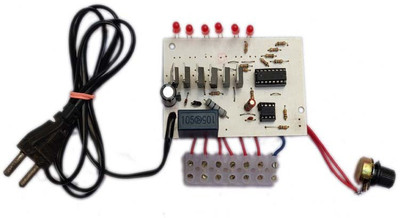 MAHALUXMI 6 Line LED Chaser Kit Reverse Forward 220 Volt AC Input 220 Volt AC Output Electronic Components Electronic Hobby Kit