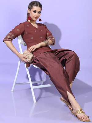 Vishudh Women Kurta Dhoti Pant Set