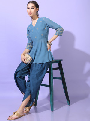 Vishudh Women Kurta Dhoti Pant Set