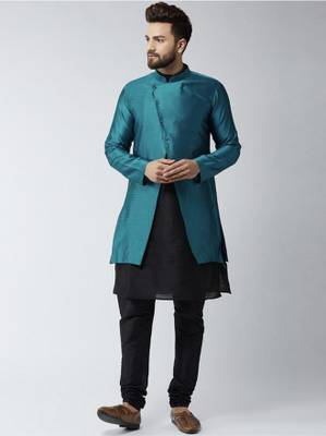 NANCY DESIGNER Men Ethnic Jacket, Kurta and Churidar Set