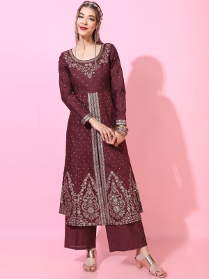 Vishudh Women Kurta Palazzo Set