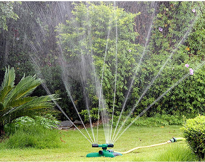 skyunion 360°Automatic Water Sprinkler for Garden Sector Rotating Water Sprinkler Garden 1 L Hose-end Sprayer