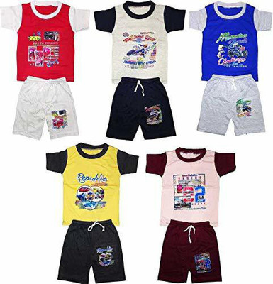 Zipwell Baby Boys & Baby Girls Casual T-shirt Bodysuit(MULT YICLOURS)