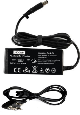 Lapower Pin size 7.4 x 5.0 mm 18.5V 3.5A 65W Adapter(Power Cord Included) 65 W Adapter(Power Cord Included)