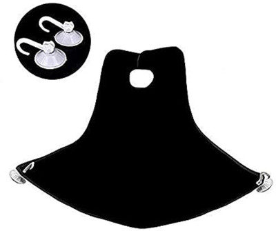 REPLEX Beard Bib Hair Catcher Grooming Apron Comes with 4 suction hooks Makeup Apron Makeup Apron