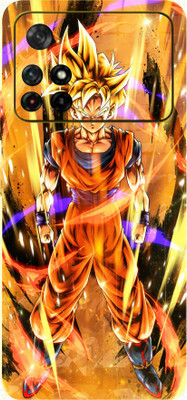 BUGGU Poco M4 Pro (5G ) Mobile Skin(Ultra Super The Goku Skin With High Matte Finish.Avengers Team)