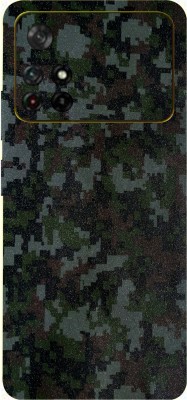 BUGGU Poco M4 Pro (5G ) Mobile Skin(Ultra Super Camouflage Military Digital Skin With High Matte Finish.)